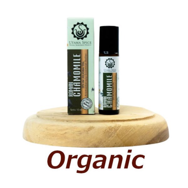 画像1: ●▼バリ島の極上スキンケア　ローラーズローマンカモミール　ロールオン■10ml【UTAMA SPICE ：ウタマスパイス】【100％Natural】正規輸入品【2025.6.26】 (1)