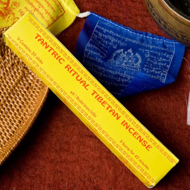 【箱つぶれのため　70％OFF】チベット香【Tantric Ritual （タントラ儀式）Tibetan香】オリエンタルな香り17cm